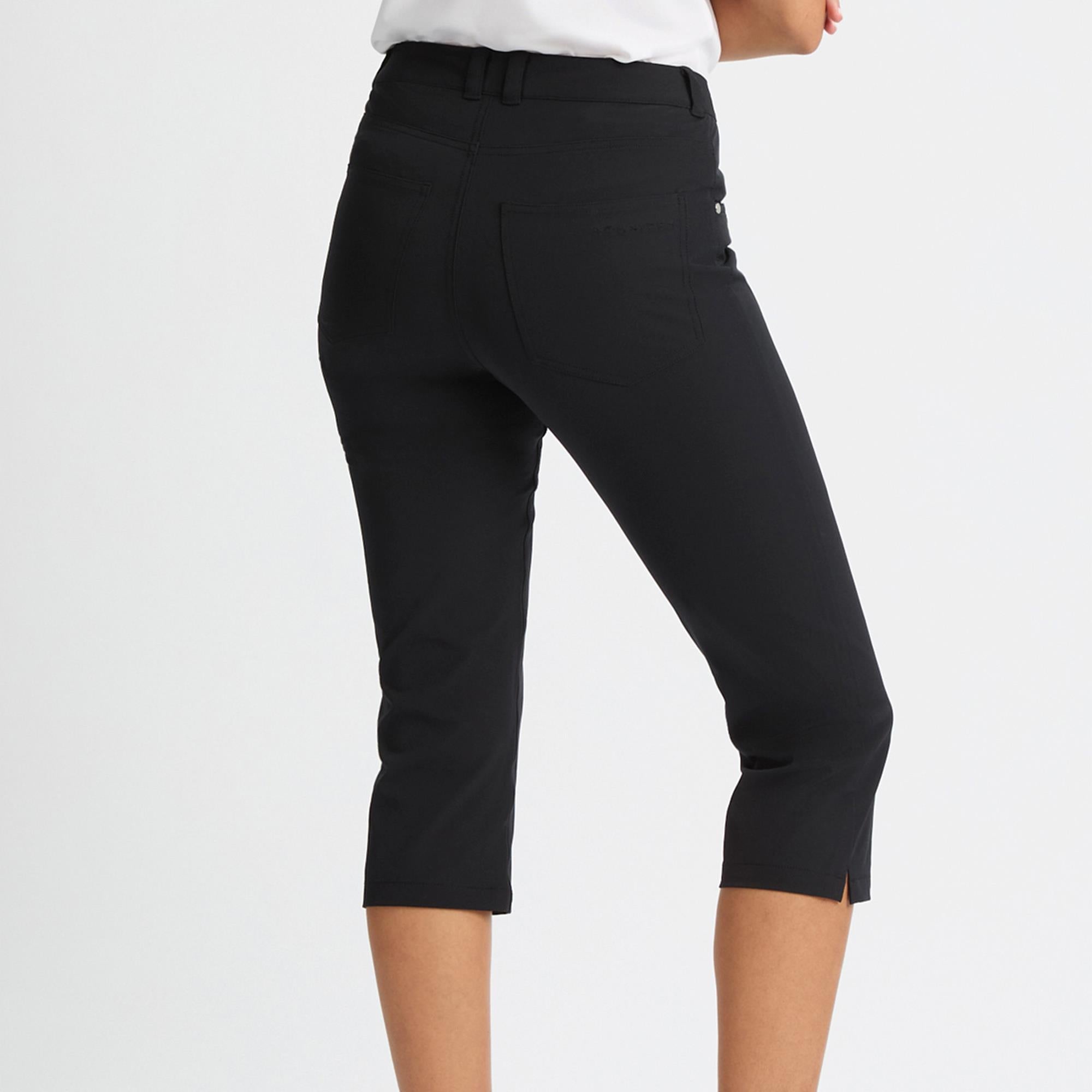 Rohnisch Chie Comfort Stretch Ladies Golf Capri Black